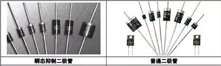 瞬態(tài)抑制二極管、普通二極管